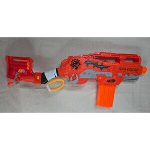 Nerf Zombie Strike Survival System Scravenger Blaster – Accessories Included